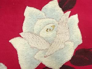アンティーク　薔薇模様織り出し名古屋帯